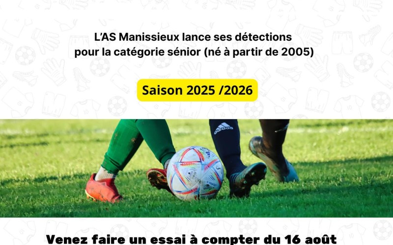 Recrutement Joueurs SENIORS COMPETITIONS à 11